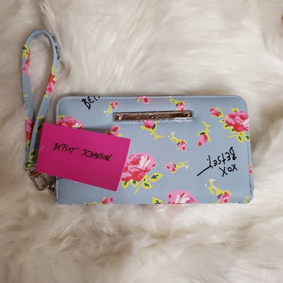 Betsey Johnson Handbags - Betsy Johnson Light Blue Wallet